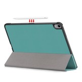 3-Vouw sleepcover hoes Groen voor de iPad Air (2022 / 2020) 10.9 inch