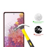 Beschermglas Zwart voor de Samsung Galaxy S20 FE