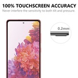 Beschermglas Zwart voor de Samsung Galaxy S20 FE