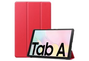 3-Vouw sleepcover hoes - Samsung Galaxy Tab A7 (2020) - Rood