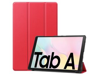 3-Vouw sleepcover hoes - Samsung Galaxy Tab A7 (2020) - Rood
