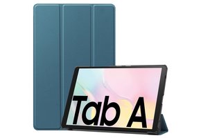 3-Vouw sleepcover hoes - Samsung Galaxy Tab A7 (2020) - Army Groen