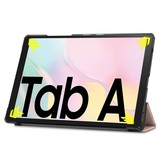 3-Vouw sleepcover hoes Rose Goud voor de Samsung Galaxy Tab A7 (2020)