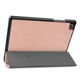 3-Vouw sleepcover hoes Rose Goud voor de Samsung Galaxy Tab A7 (2020)