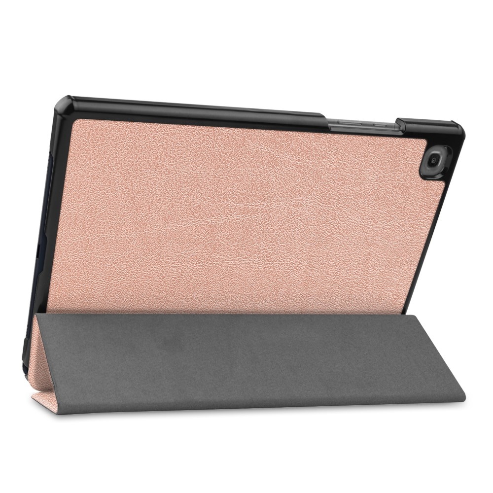 3-Vouw sleepcover hoes Bordeaux Rose Goud voor de Samsung Galaxy Tab A7 (2020)