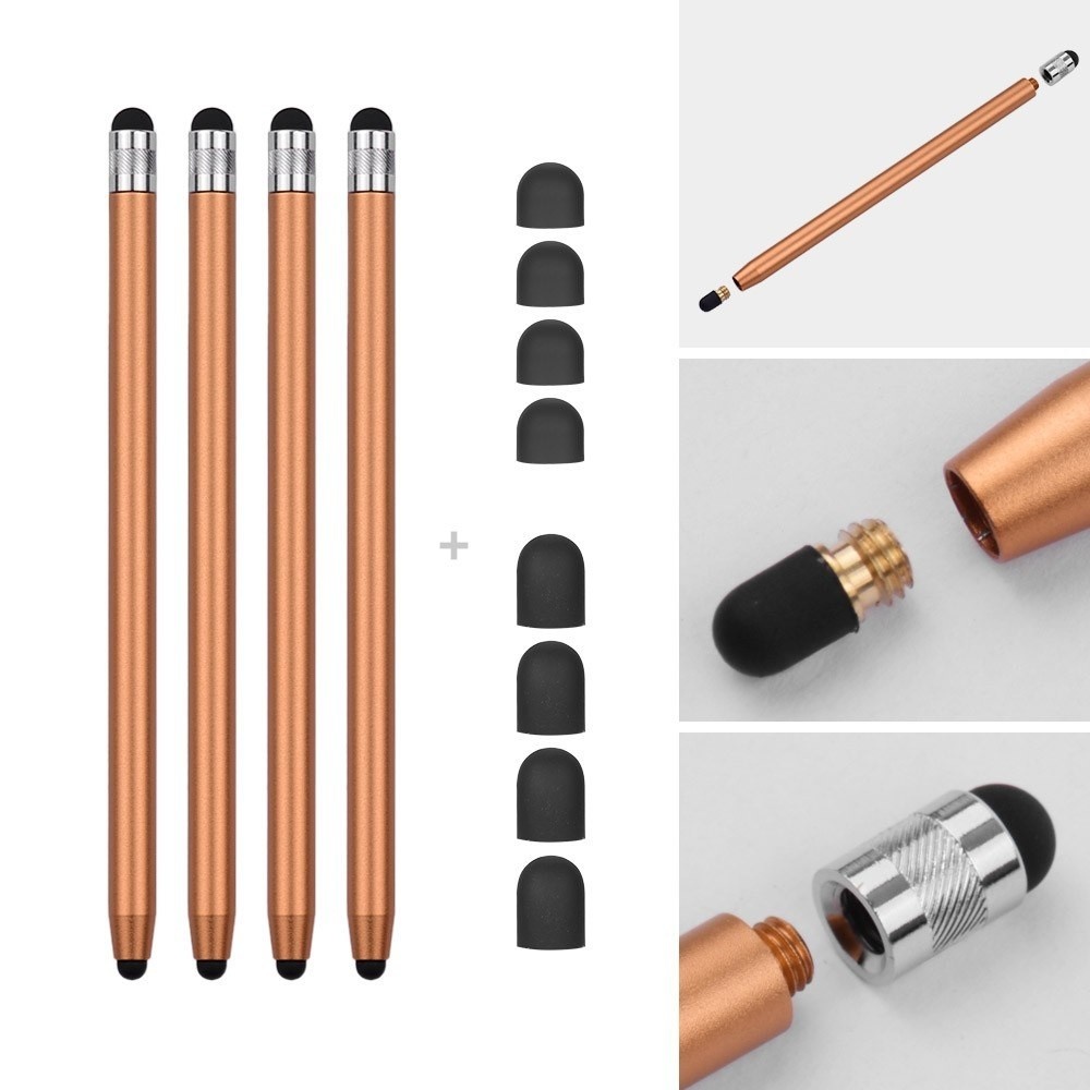 Stylus touchscreen pennetjes Goud voor Smartphones, Tablets en E-readers