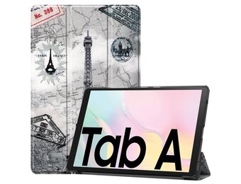 3-Vouw sleepcover hoes - Samsung Galaxy Tab A7 (2020) - Eiffeltoren