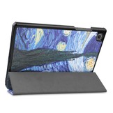 3-Vouw sleepcover hoes Van Gogh Schilderij voor de Samsung Galaxy Tab A7 (2020)