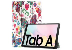3-Vouw sleepcover hoes - Samsung Galaxy Tab A7 (2020) - Vlinders