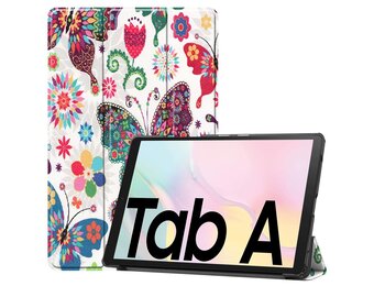 3-Vouw sleepcover hoes - Samsung Galaxy Tab A7 (2020) - Vlinders