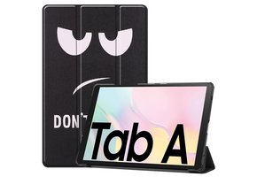 3-Vouw sleepcover hoes - Samsung Galaxy Tab A7 (2020) - Don't Touch