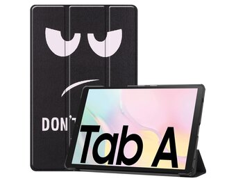3-Vouw sleepcover hoes - Samsung Galaxy Tab A7 (2020) - Don't Touch