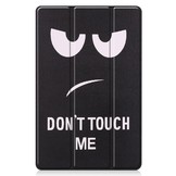 3-Vouw sleepcover hoes Don't Touch voor de Samsung Galaxy Tab A7 (2020)