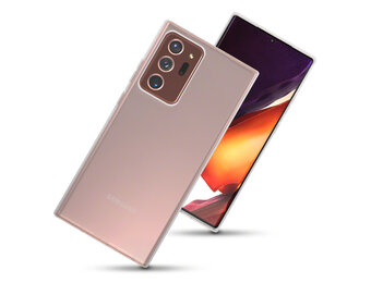 Qubits - Softcase hoes - Samsung Galaxy Note 20 Ultra - Transparant