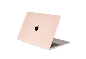 Lunso MacBook Air 13 inch M1 (2020) cover hoes - case - Candy Pink