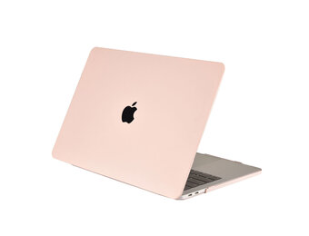 Lunso MacBook Air 13 inch M1 (2020) cover hoes - case - Candy Pink