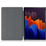 3-Vouw sleepcover hoes Don't Touch voor de Samsung Galaxy Tab S7 Plus en Samsung Galaxy Tab S8 Plus