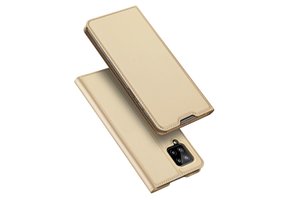Dux Ducis - Pro Serie Slim wallet hoes - Samsung Galaxy A42 - Goud