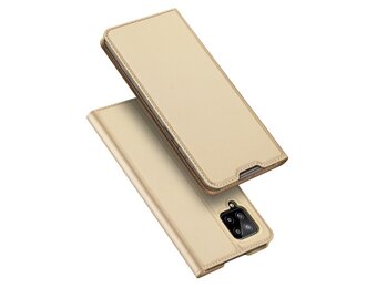 Dux Ducis - Pro Serie Slim wallet hoes - Samsung Galaxy A42 - Goud