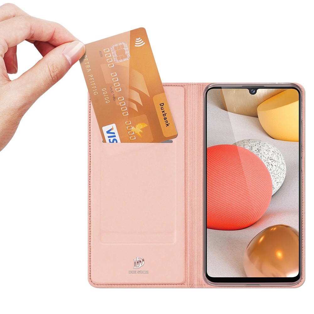 Pro Serie slim wallet Rose Goud hoes voor de Samsung Galaxy A42