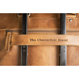 Jovi leren laptoptas Cognac voor 14 inch laptops