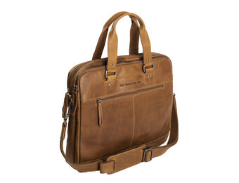 Chesterfield - Jovi Leren laptoptas - 14 inch - Cognac