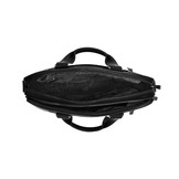 Jovi leren laptoptas Zwart voor 14 inch laptops