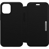 Strada Case wallet hoes Zwart voor de iPhone 12 Mini