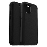 Strada Case wallet hoes Zwart voor de iPhone 12 Mini