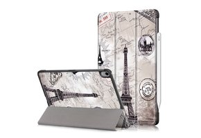 3-Vouw sleepcover hoes - iPad Air (2022 / 2020) 10.9 inch - Eiffeltoren
