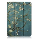 3-Vouw sleepcover hoes Van Gogh Amandelboom voor de iPad Air (2022 / 2020) 10.9 inch