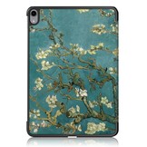 3-Vouw sleepcover hoes Van Gogh Amandelboom voor de iPad Air (2022 / 2020) 10.9 inch