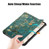 3-Vouw sleepcover hoes Van Gogh Amandelboom voor de iPad Air (2022 / 2020) 10.9 inch