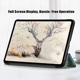 3-Vouw sleepcover hoes Van Gogh Amandelboom voor de iPad Air (2022 / 2020) 10.9 inch