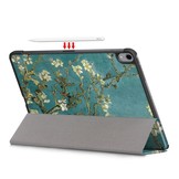 3-Vouw sleepcover hoes Van Gogh Amandelboom voor de iPad Air (2022 / 2020) 10.9 inch