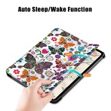3-Vouw sleepcover hoes Vlinders voor de iPad Air (2022 / 2020) 10.9 inch
