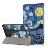 3-Vouw sleepcover hoes Van Gogh Schilderij voor de iPad Air (2022 / 2020) 10.9 inch
