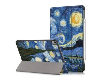 3-Vouw sleepcover hoes - iPad Air (2022 / 2020) 10.9 inch - Van Gogh Schilderij