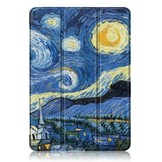 3-Vouw sleepcover hoes Van Gogh Schilderij voor de iPad Air (2022 / 2020) 10.9 inch