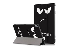 3-Vouw sleepcover hoes - iPad Air (2022 / 2020) 10.9 inch - Don't Touch