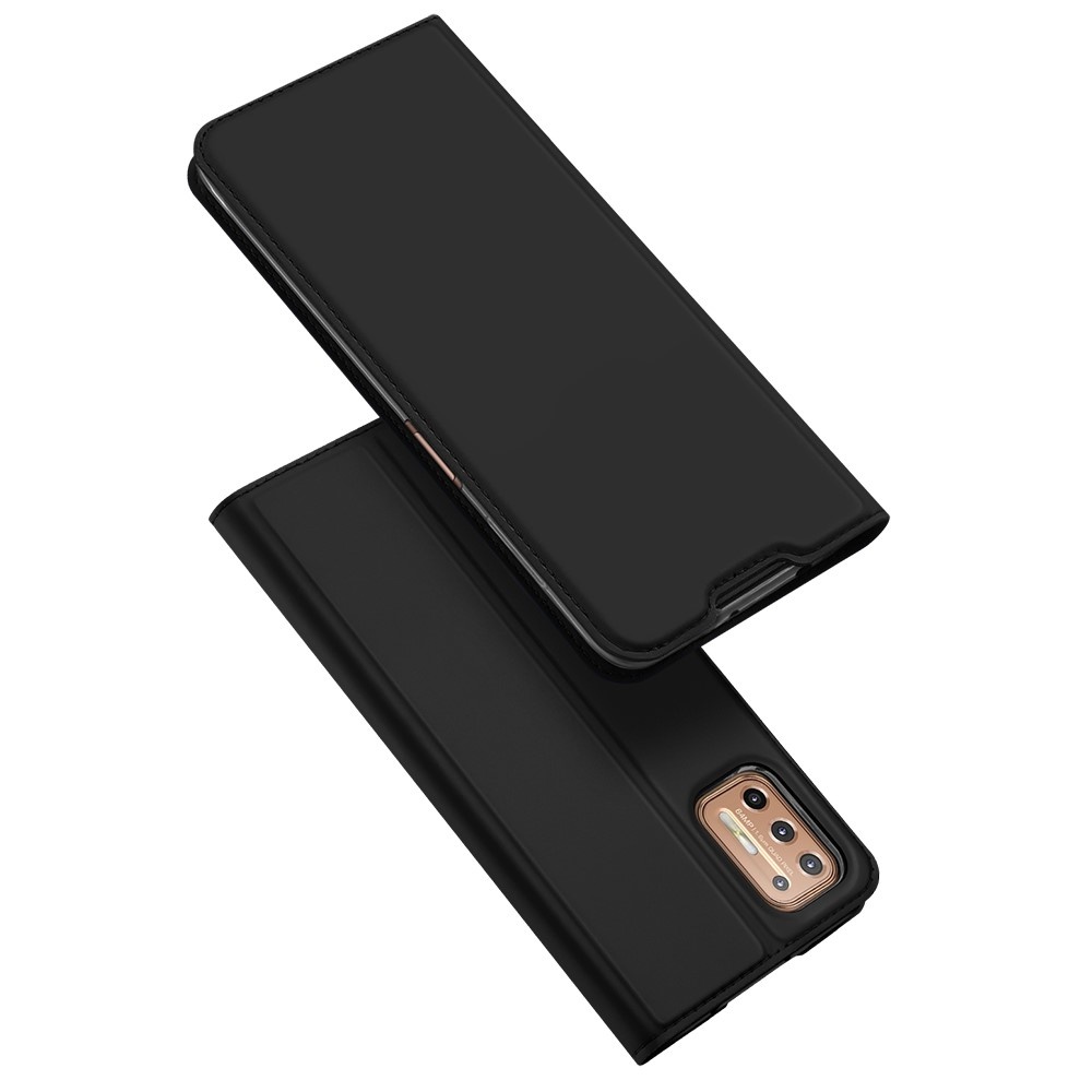 Dux Ducis - Pro Serie Slim wallet hoes - Motorola Moto G9 Plus - Zwart