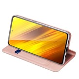 Pro Serie slim wallet Rose Goud hoes voor de Xiaomi Poco X3