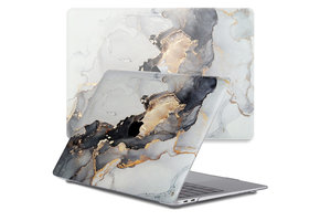 Lunso MacBook Air 13 inch (2018-2019) cover hoes - case - Marble Magnus
