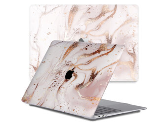 Lunso MacBook Pro 13 inch (2016-2019) cover hoes - case - Marble Vera