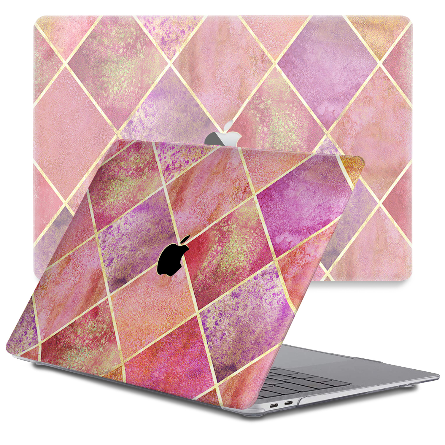 Diamond Rose cover hoes voor de MacBook Pro 13 inch (2016-2019)