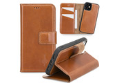 NorthLife - iPhone 12 Mini - Lederen Afneembare 2-in-1 bookcase hoes - Cognac