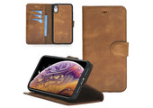 NorthLife - Uitneembare 2-in-1 sleepcover bookcase hoes - iPhone XR - Tiguan Leer Cognac