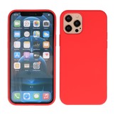 Softcase hoes voor de iPhone 12 Pro  Max rood