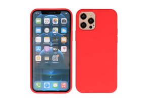 Lunso - Softcase hoes -  iPhone 12  Pro Max  - Rood