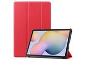 3-Vouw sleepcover hoes - Samsung Galaxy Tab S7 / Tab S8 - Rood